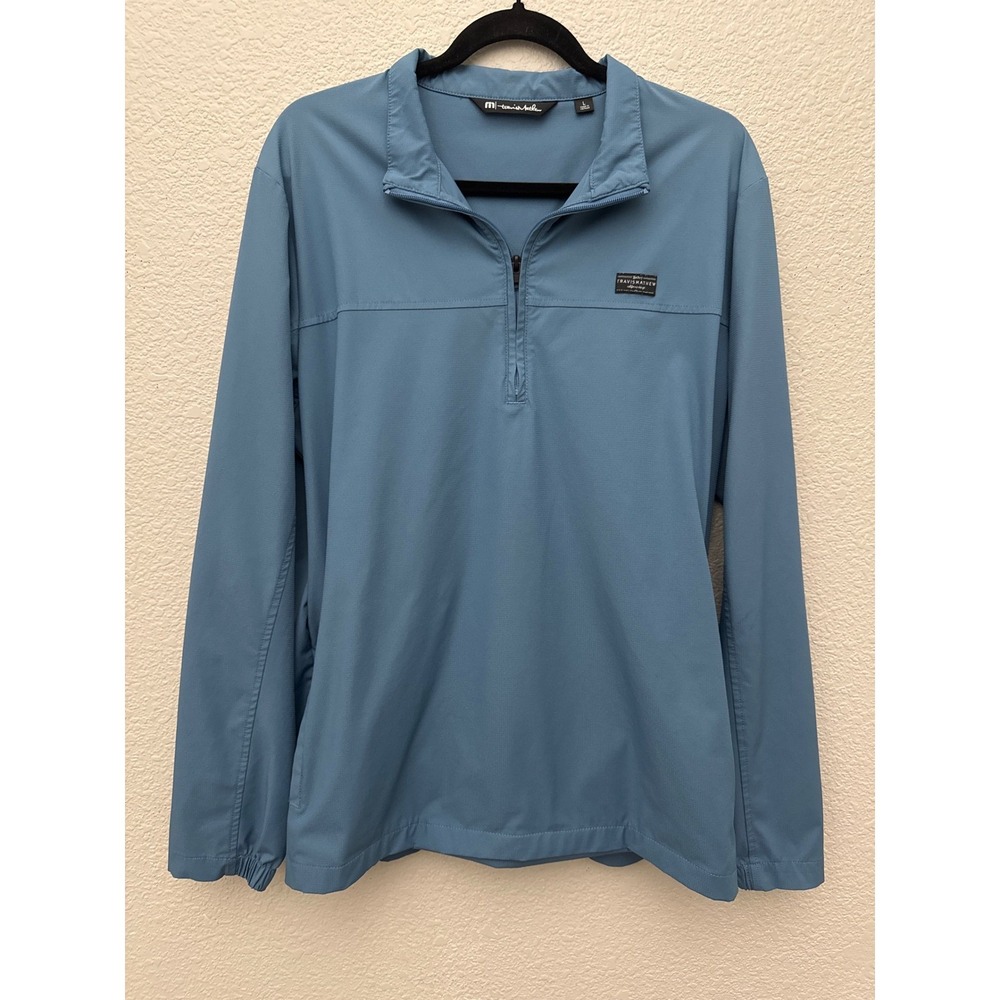 Travis Mathew Wanderlust 1/4 Zip Lightweight Performance Pullover Men's Large
